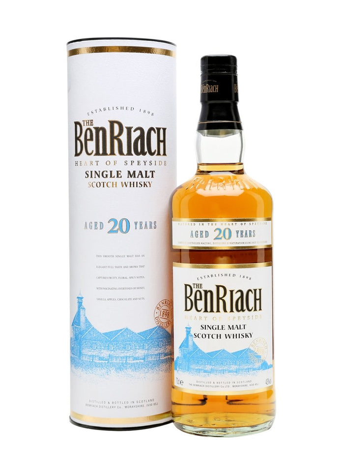 Benriach 20 Year Old Speyside Single Malt Scotch Whisky | 700ML