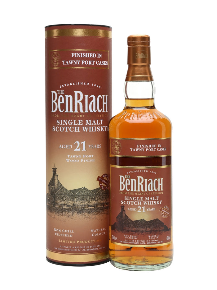 Benriach 21 Year Old Tawny Port Finish Speyside Single Malt Scotch Whisky | 700ML