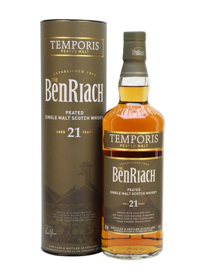 Benriach 21 Year Old Temporis Peated Speyside Single Malt Scotch Whisky | 700ML at CaskCartel.com