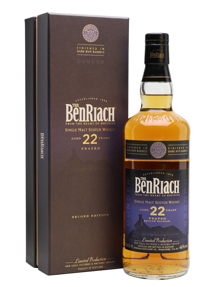 Benriach 22 Year Old Dunder Speyside Single Malt Scotch Whisky | 700ML