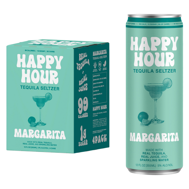 Happy Hour Margarita Seltzer Ready-to-Drink | 4*355ML at CaskCartel.com