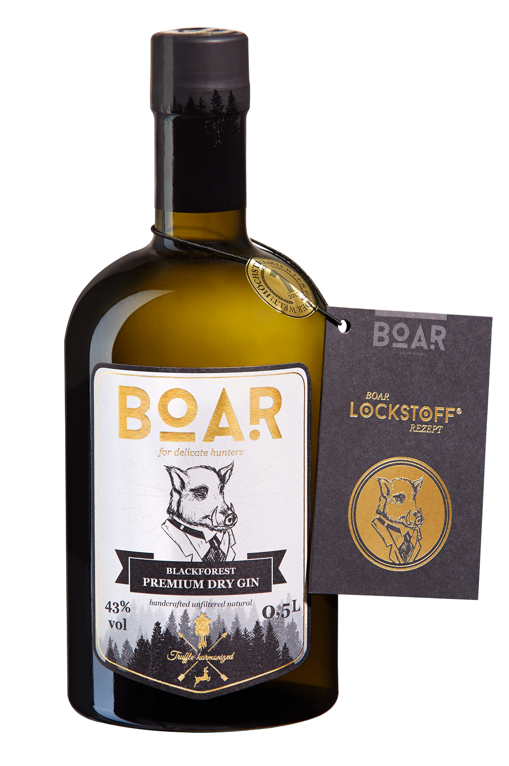 Boar Blackforest Premium Dry Gin | 500ML at CaskCartel.com