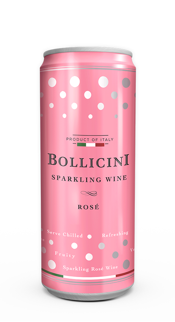 Bollicini Sparkling Rose Wine | 4x250ML at CaskCartel.com