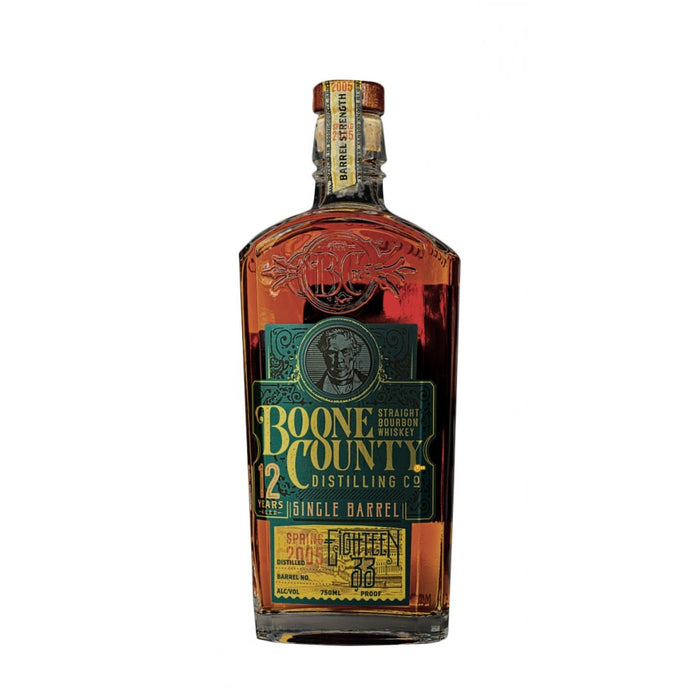 Boone County 1833 12 Year Old Single Barrel Straight Bourbon Whiskey