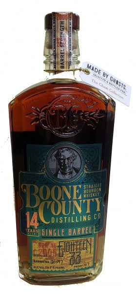 Boone County 14 Year old Single Barrel Barrel Strength Bourbon Made by Ghosts Gordon's Bottling Whiskey at CaskCartel.com