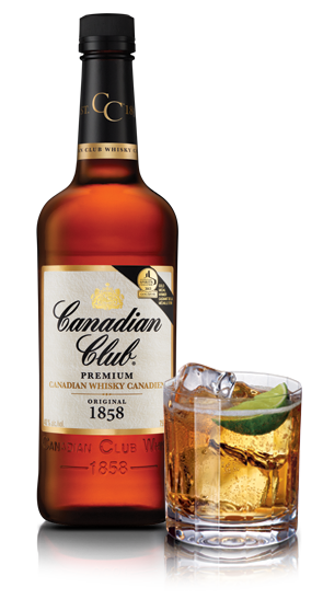 Canadian Club 1858 W/Rock Glass Whisky - CaskCartel.com