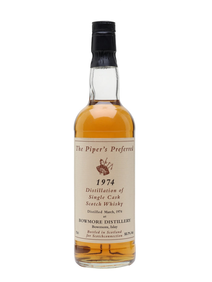 Bowmore 1974 The Piper's Preferred Scotchconnection Islay Single Malt Scotch Whisky | 700ML