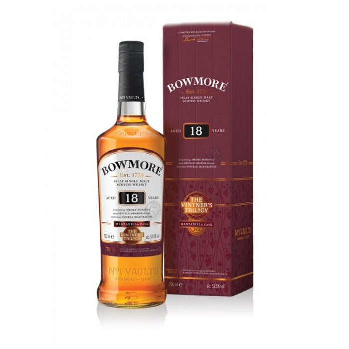 Bowmore Vintner's Trilogy 18 Year Manzanilla Islay Single Malt Scotch Whisky