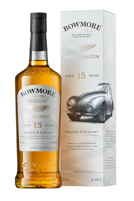 Bowmore 15 Year Old  Golden & Elegant - Aston Martin Edition at CaskCartel.com