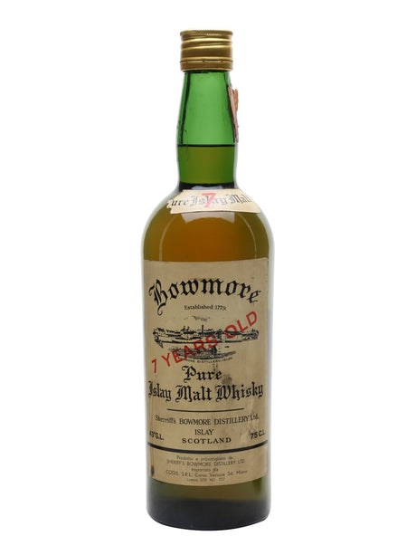 Bowmore 7 Year Old Sherriff's Bot.1960s Islay Single Malt Scotch Whisky | 700ML at CaskCartel.com