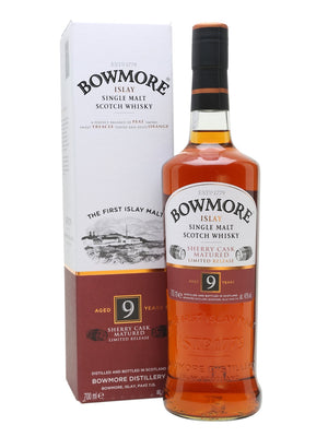 Bowmore 9 Year Old Sherry Cask Islay Single Malt Scotch Whisky - CaskCartel.com