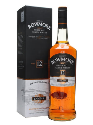 Bowmore Enigma 12 Year Old Black Label Scotch Whisky | 1L at CaskCartel.com