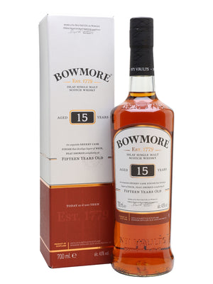Bowmore 15 Year Old Islay Single Malt Scotch Whisky | 700ML at CaskCartel.com
