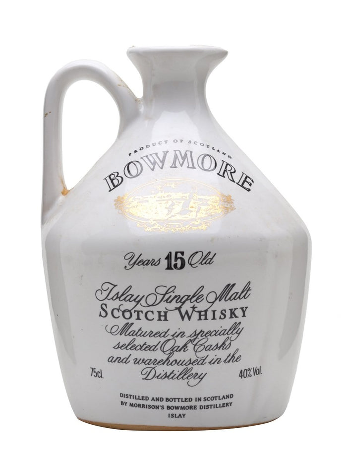 Bowmore 15 Year Old Glasgow Garden Ceramic (1988) Islay Single Malt Scotch Whisky