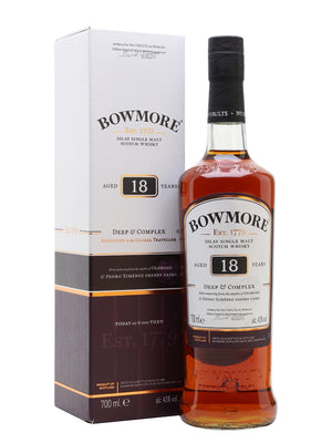 Bowmore 18 Year Old Deep and Complex Islay Single Malt Scotch Whisky | 700ML at CaskCartel.com