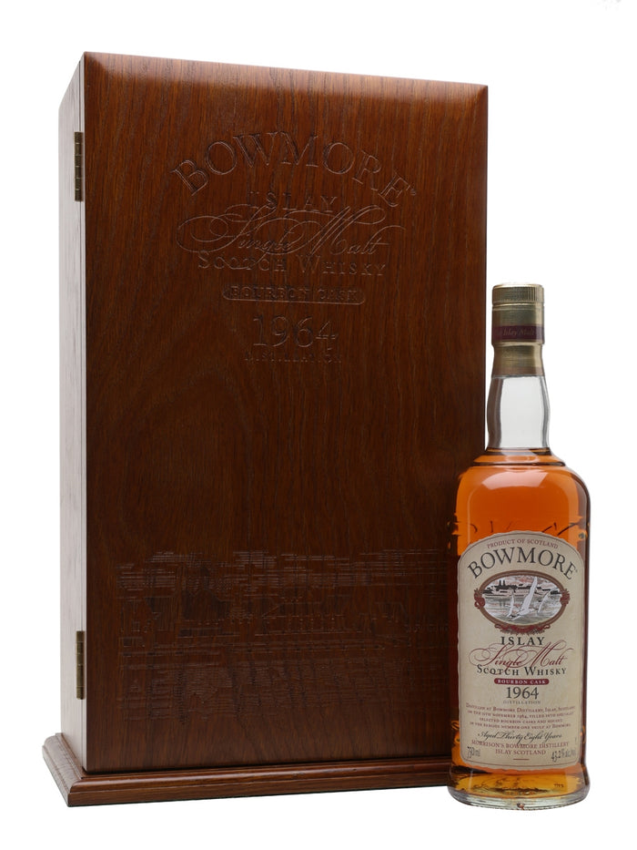 Bowmore 1964 38 Year Old Bourbon Cask Islay Single Malt Scotch Whisky