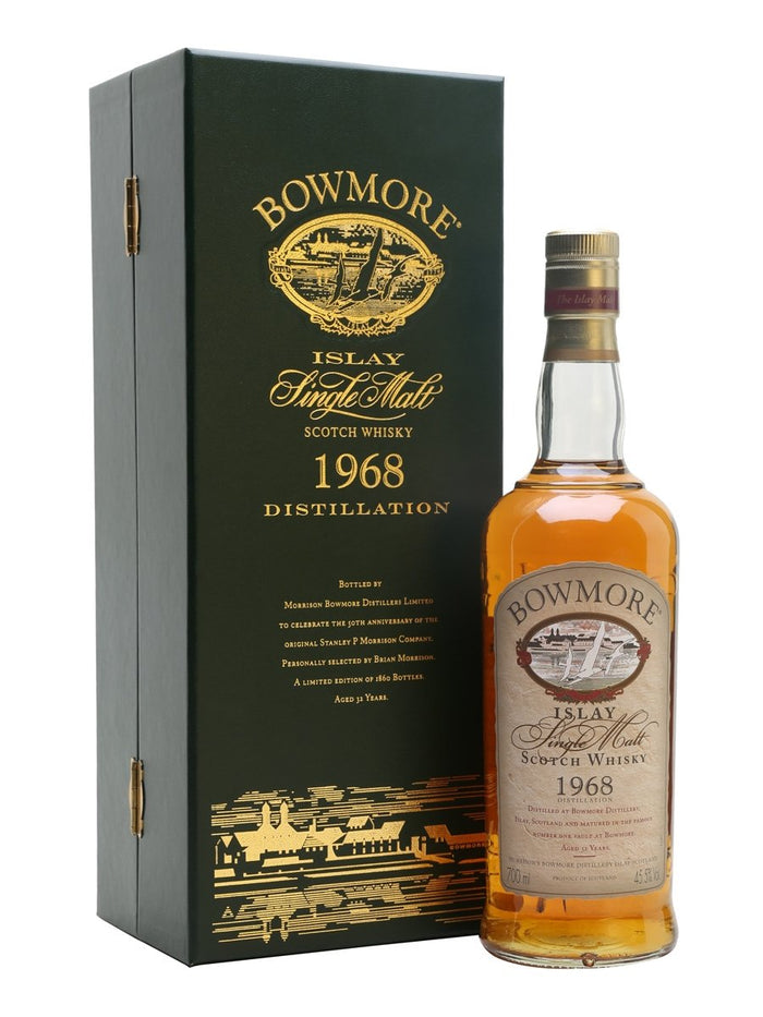Bowmore 1968 32 Year Old 50th Anniversary Islay Single Malt Scotch Whisky | 700ML