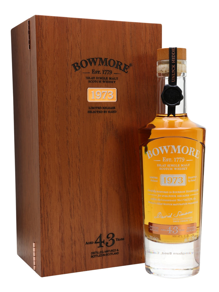 Bowmore 1973 43 Year Old Islay Single Malt Scotch Whisky | 700ML