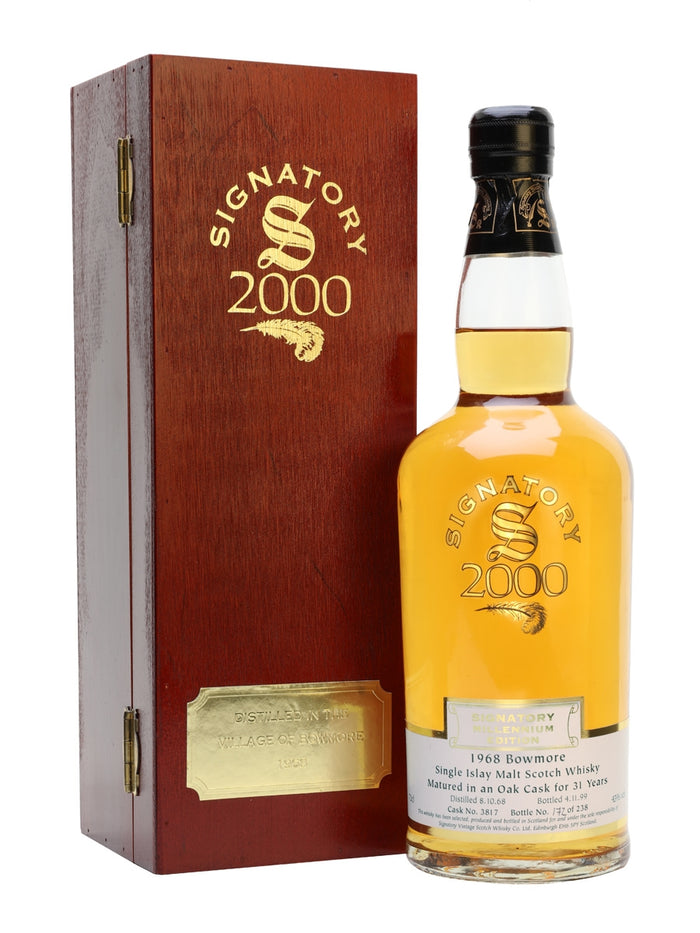 Bowmore 1968 31 Year Old Signatory Islay Single Malt Scotch Whisky | 700ML