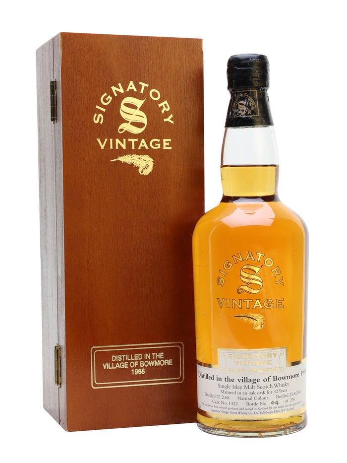 Bowmore 1968 32 Year Old Cask #1422 Islay Single Malt Scotch Whisky | 700ML