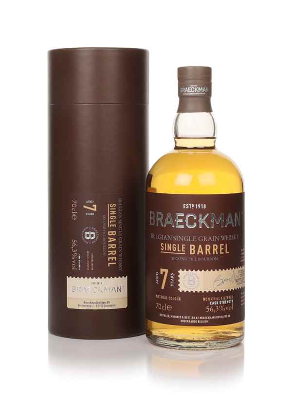 Braeckman 7 Year Old 2015 (Cask 68) Second Fill Bourbon Single Barrel Grain Whisky | 700ML