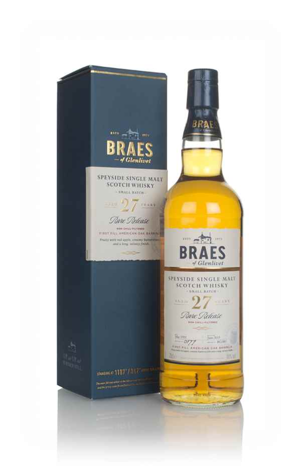 Braes of Glenlivet 27 Year Old - Secret Speyside Collection Scotch Whisky | 700ML