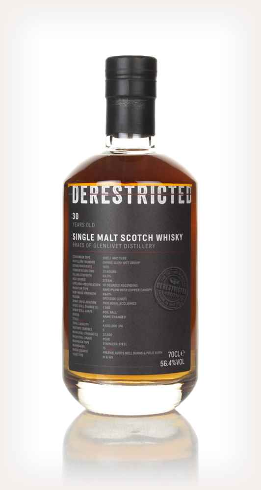 Braes of Glenlivet 30 Year Old - Derestricted Scotch Whisky | 700ML