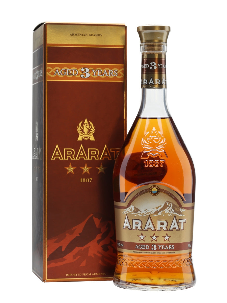 BUY] Ararat 3 Star 3 Year Old Armenian Brandy at CaskCartel.com
