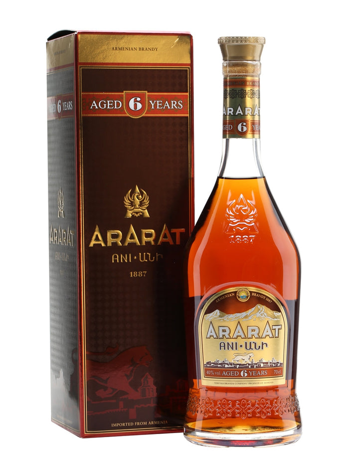 Ararat Ani 6 Year Old Armenia Brandy