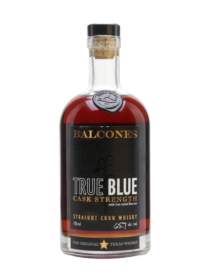 Balcones True Blue Cask Strength Single Barrel 131.4 proof Straight Corn Whisky