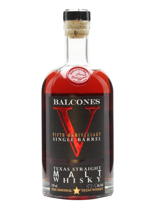 Balcones 5th Anniversary Rumble Cask Reserve Finish Signle Barrel Texas Straight Malt Whisky
