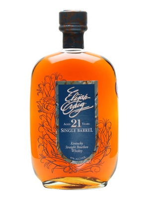 Elijah Craig 21 Year Old Single Barrel Kentucky Straight Bourbon Whiskey - CaskCartel.com