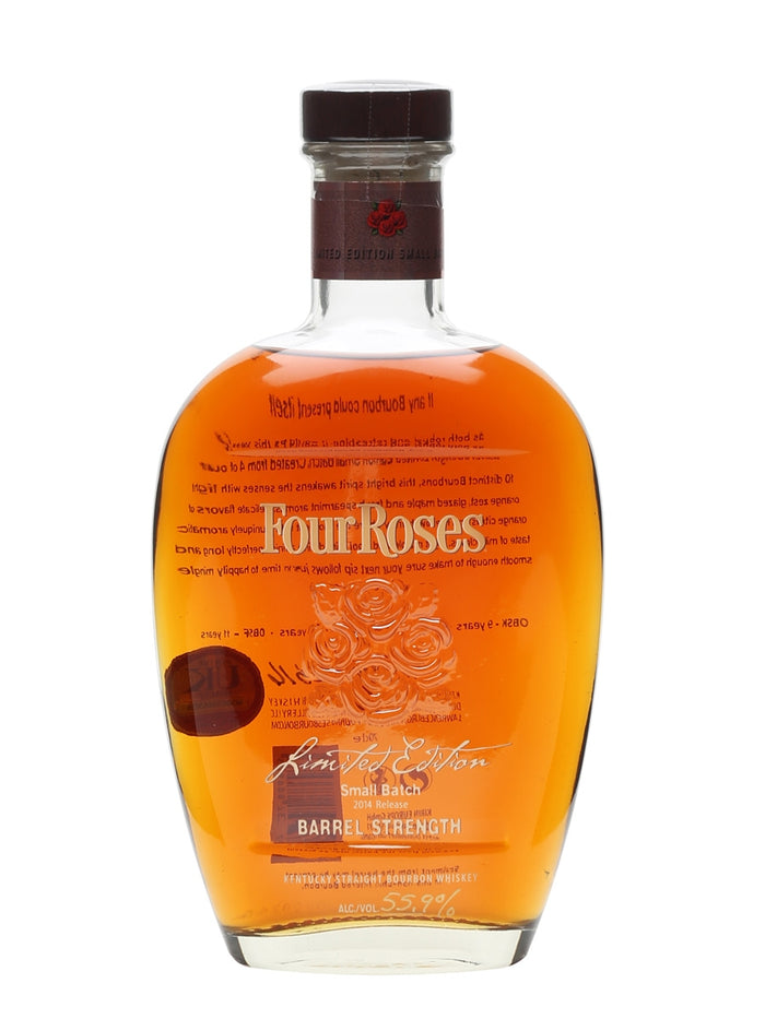 Four Roses Small Batch Barrel Strength Bottled 2014 Kentucky Small Batch Straight Bourbon Whisky
