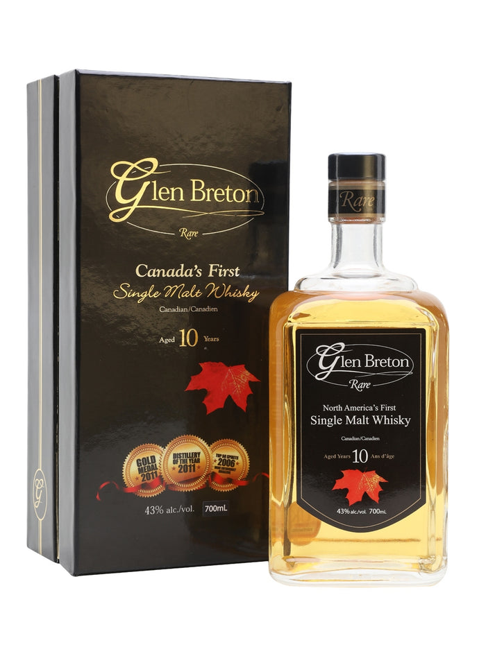 Glen Breton Rare 10 Year Old Canadian Single Malt Whisky