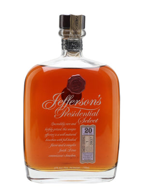 Jefferson's 20 Year Old Presidential Select Whiskey - CaskCartel.com