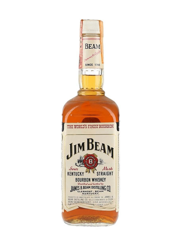 Jim Beam White Label 1980's / Without Packaging Whiskey