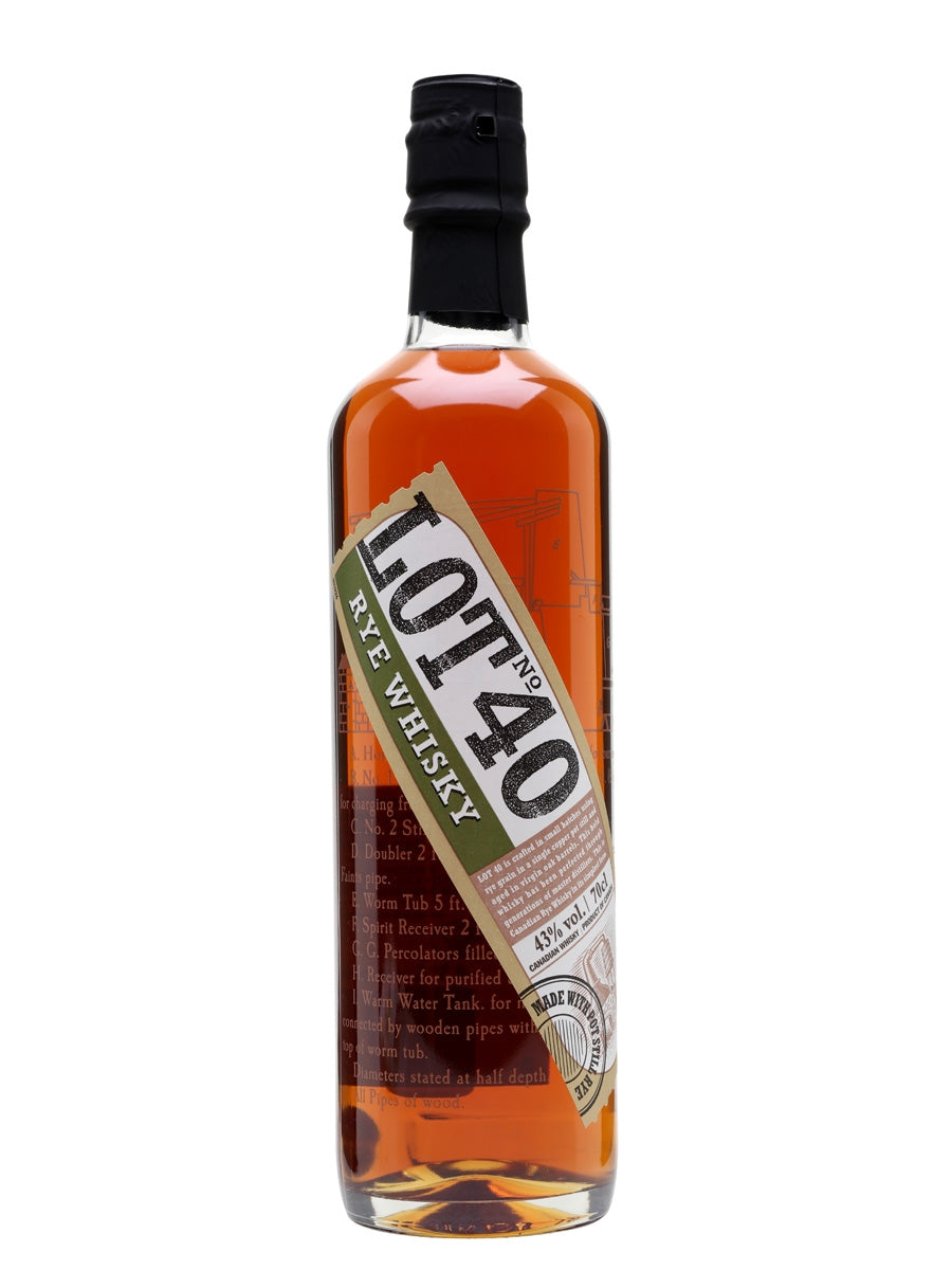 Lot 40 Canadian Rye Whisky | 700ML at CaskCartel.com