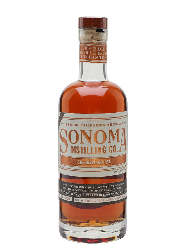 Sonoma Country Cherrywood Rye Whiskey - CaskCartel.com