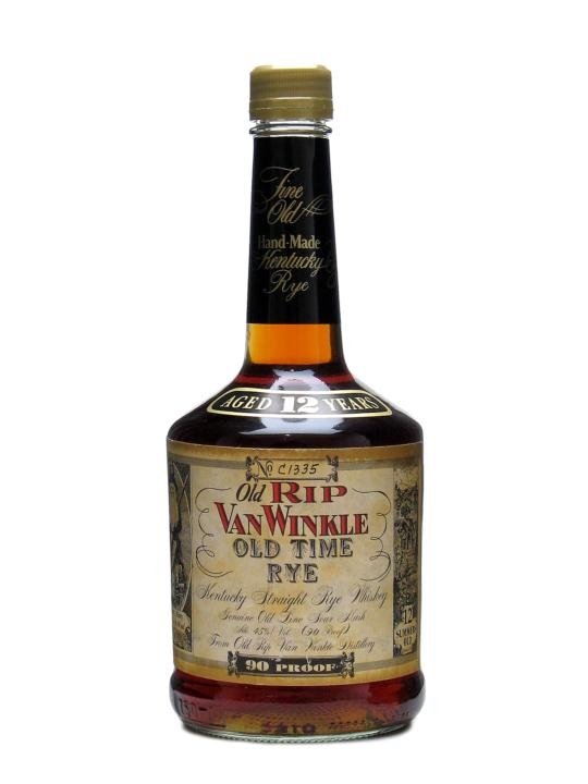 Old Rip Van Winkle Handmade 12 Year Old Rye Whiskey