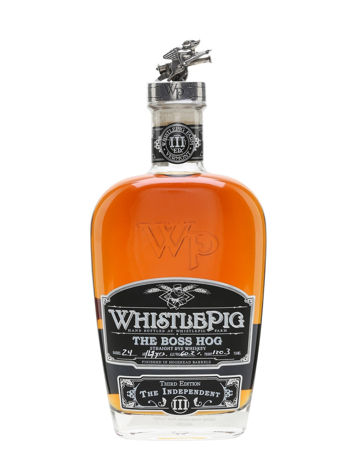 WhistlePig The Boss Hog 14 Year Old III Edition Single Barrel 120.4 Proof Straight Rye Whiskey