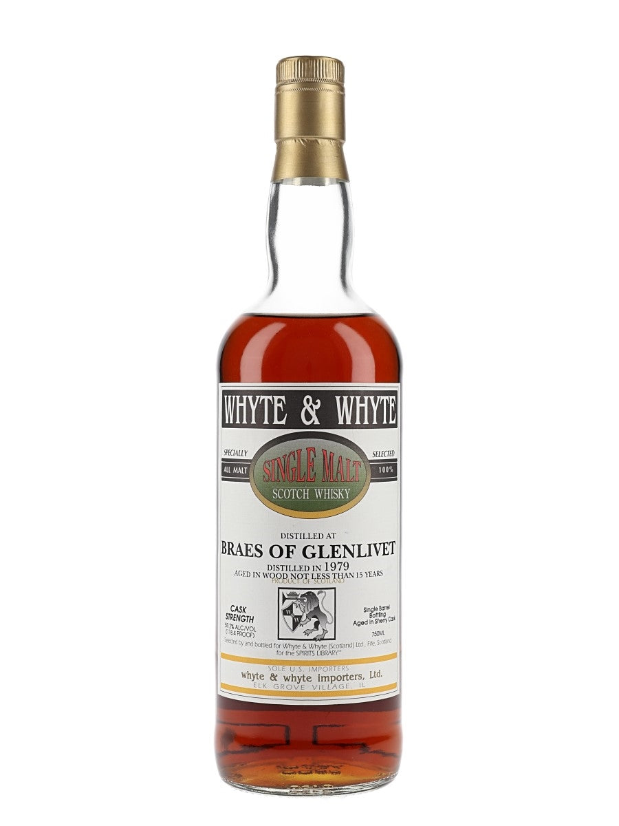Braes Of Glenlivet 1979 15 Year Old Sherry Cask Whyte & Whyte Speyside Single Malt Scotch Whisky | 700ML at CaskCartel.com