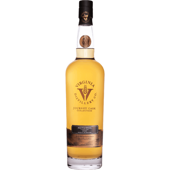 Virginia Distillery Co. Journey Cask Collection Britannia 8 Year Old Whiskey