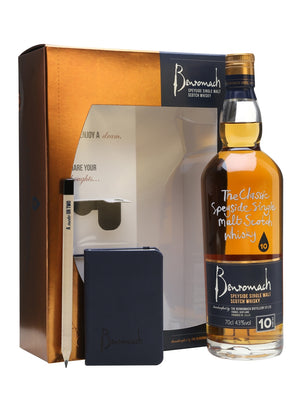 Benromach 10 Year Old Note Book Gift Set Speyside Single Malt Scotch Whisky | 700ML at CaskCartel.com