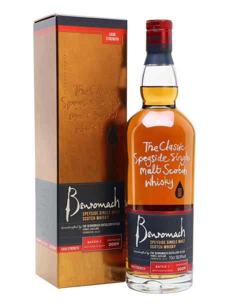 Benromach 2009 Cask Strength Batch 1 Speyside Single Malt Scotch Whisky | 700ML at CaskCartel.com
