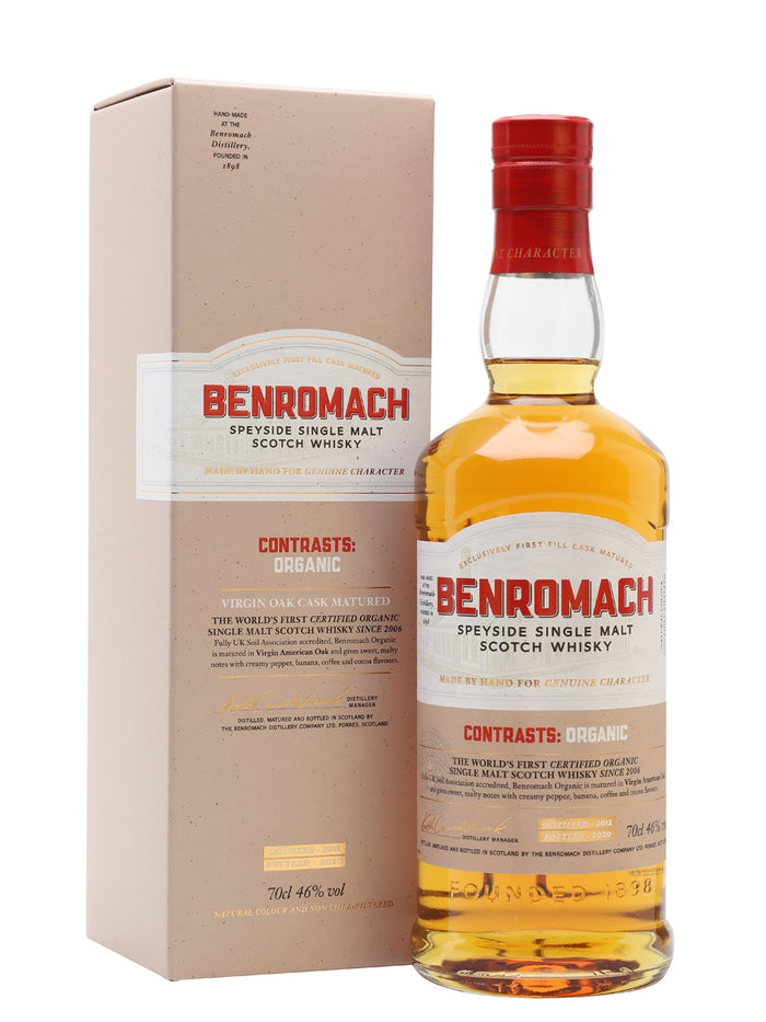 Benromach Contrasts: Organic 2012 Bot.2020 Speyside Single Malt Scotch Whisky | 700ML