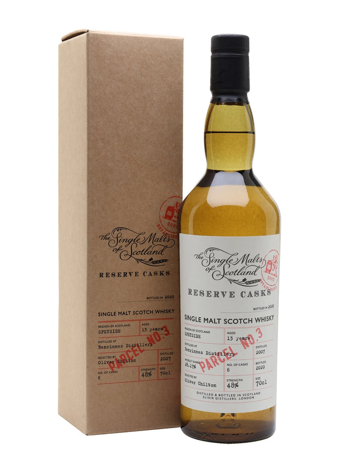 Benrinnes 13 Years Old Reserve Cask - Parcel. No.3 Speyside Single Malt Scotch Whisky | 700ML