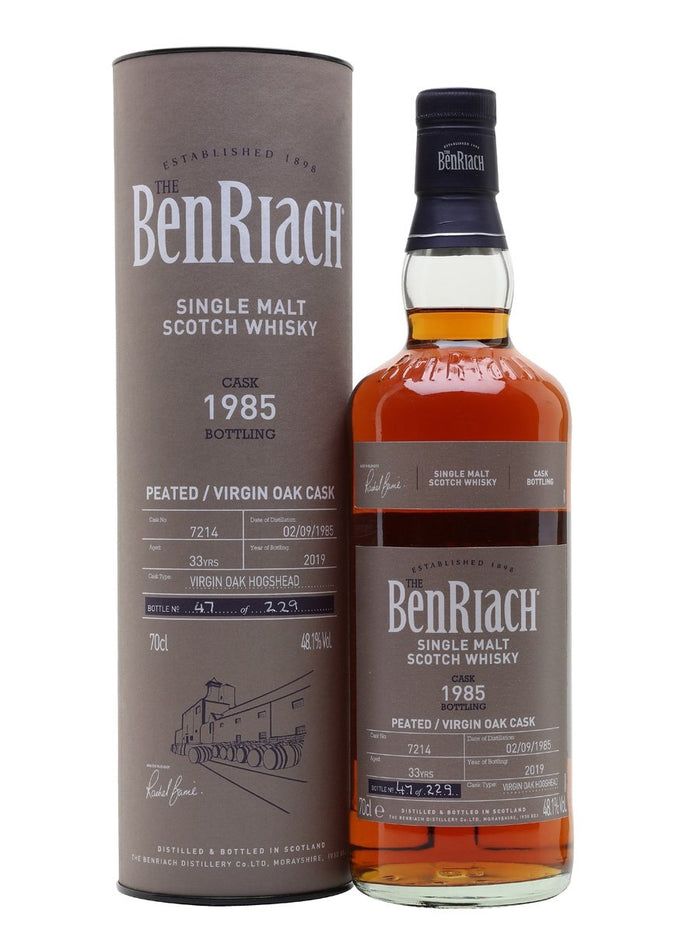 Benriach 1985 33 Year Old Cask #7214 Batch 16 Speyside Single Malt Scotch Whisky | 700ML