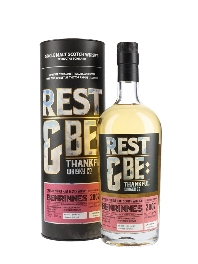 Benrinnes 2007 11 Year Old Rest & Be Thankful Speyside Single Malt Scotch Whisky | 700ML at CaskCartel.com