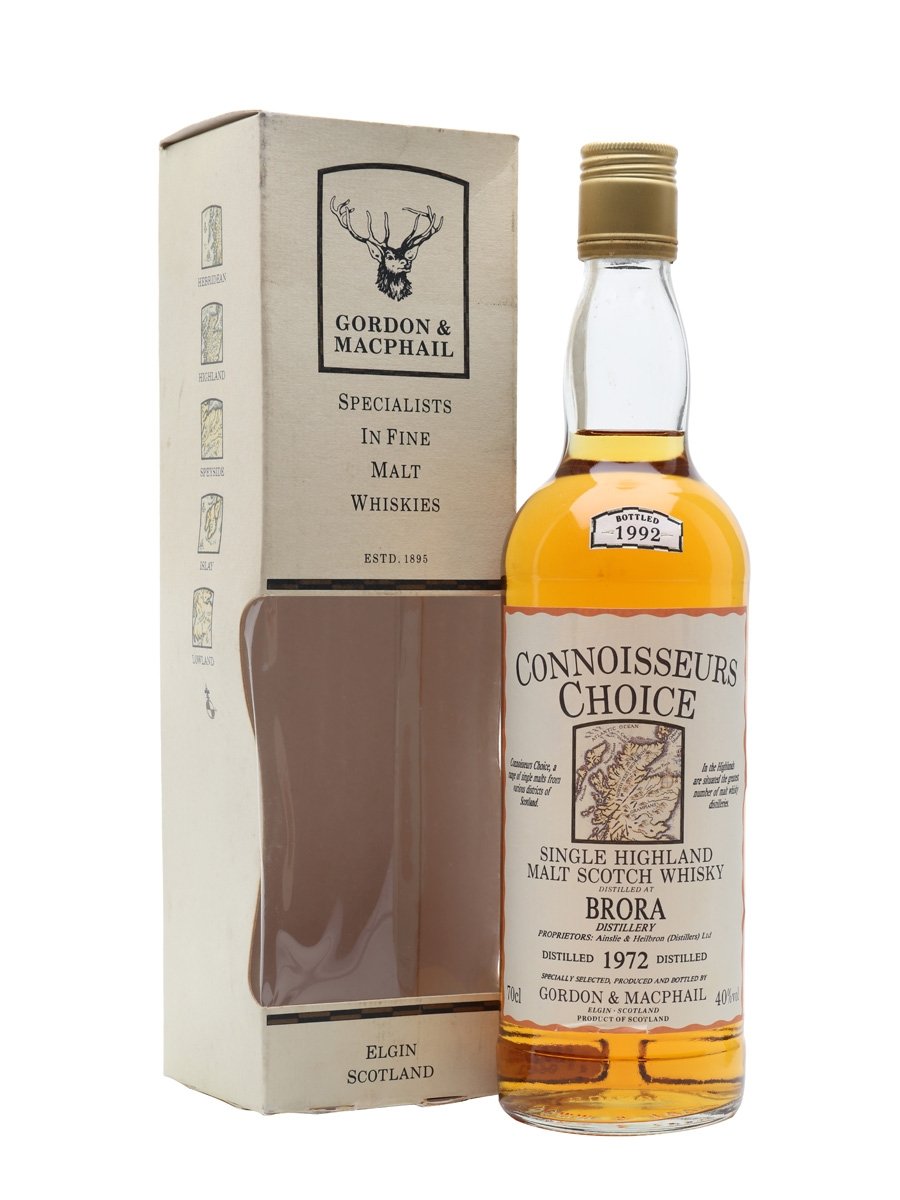 Brora 1972 Bot.1992 Connoisseurs Choice Highland Single Malt Scotch Whisky Gordon & MacPhail | 700ML at CaskCartel.com