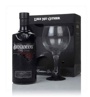 Brockmans Intensely Smooth Gift Pack with Glass Gin | 700ML at CaskCartel.com